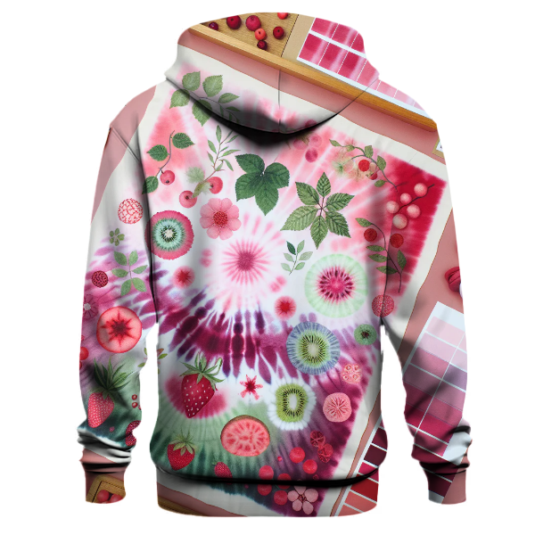 Berry Blush Tie-dye Design Hoodie