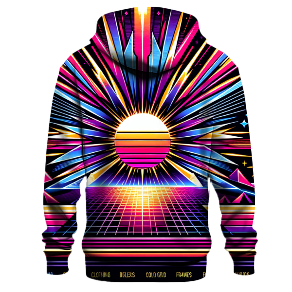Synth Sunburst Hoodie