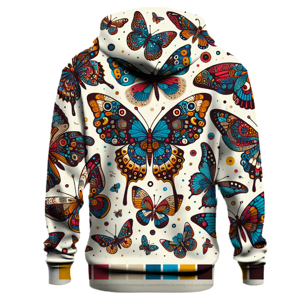 Prismatic Butterfly Flight Hoodie