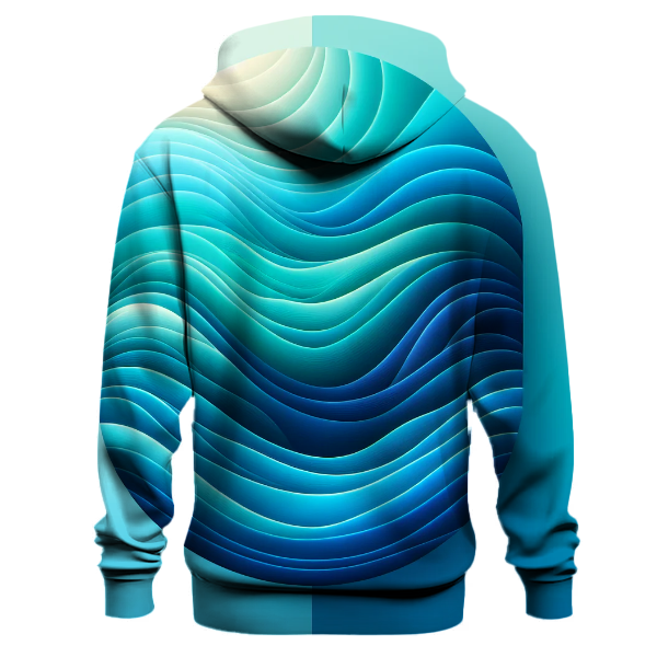 Crystal Ocean Waves Hoodie