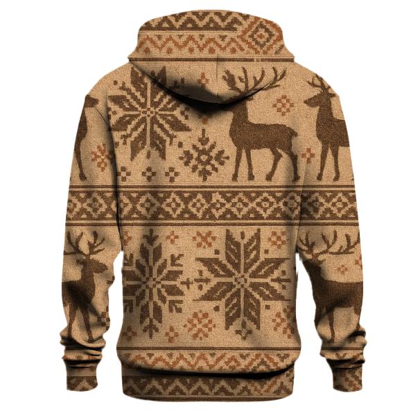 Cozy Nordic Christmas Patterns Hoodie