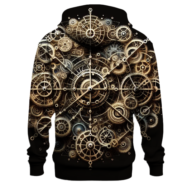 Enigmatic Clockwork Puzzle Hoodie
