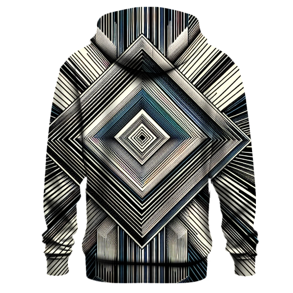 Grid Lines Escape Hoodie