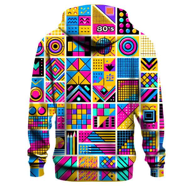 Funky Grid Patterns Hoodie