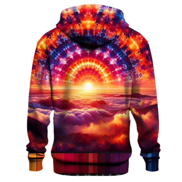 Sunset Horizon Burst Hoodie