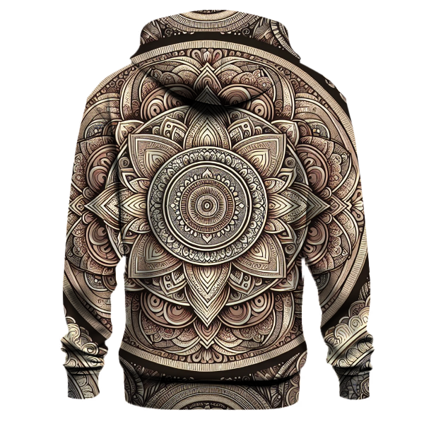 Earthy Boho Mandala Hoodie
