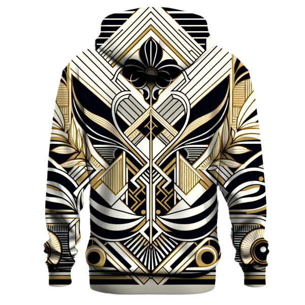 Retro Art Deco Dreams Hoodie