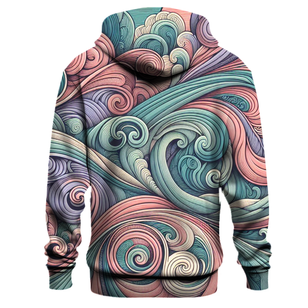 Bohemian Boho Waves Hoodie