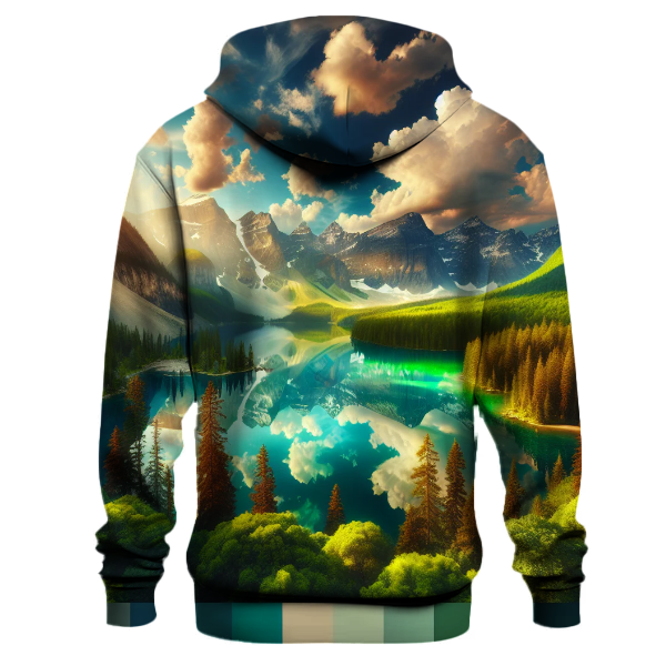 Majestic Mountain Lake Hoodie