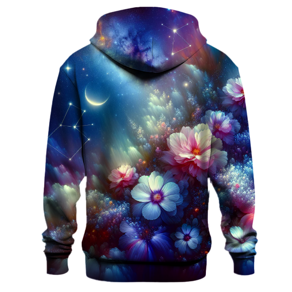 Cosmic Floral Dance Hoodie