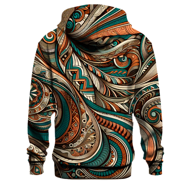Retro Boho Dreamscape Hoodie