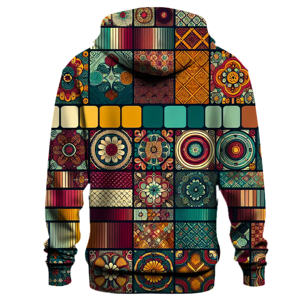 Harmony Hippie Patchwork Hoodie