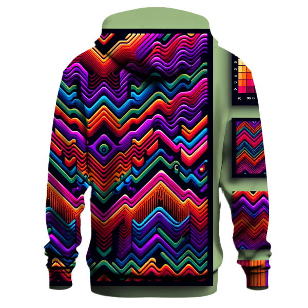 Electric Zigzag Funk Hoodie