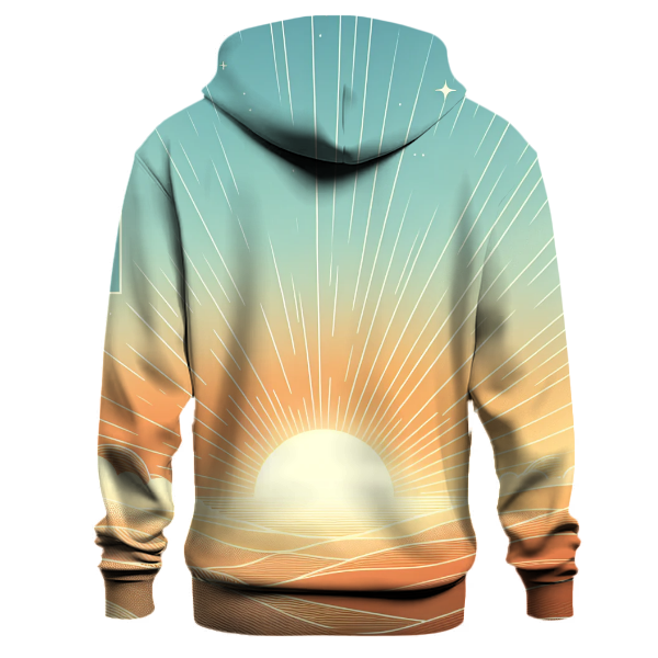 Amber Sunrise Gradient Hoodie