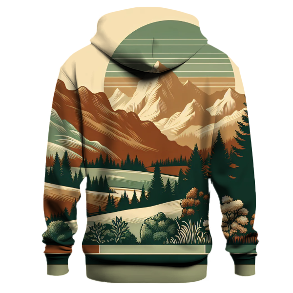 Retro Mountain Retreat Hoodie