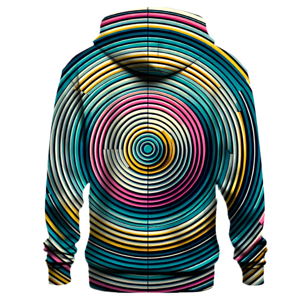 Radical Retro Rings Hoodie