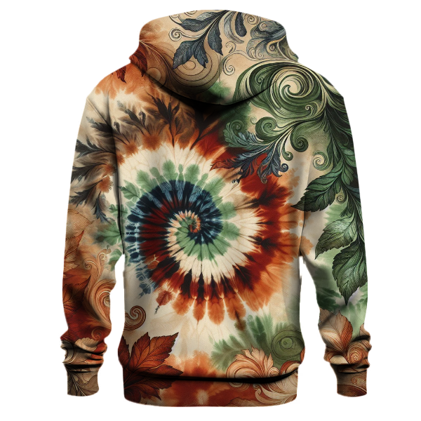 Autumn Forest Tie-Dye Hoodie