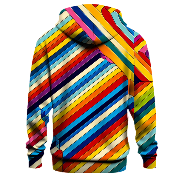 Rainbow Stripe Radiance Hoodie