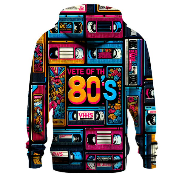 Vintage VHS Tapes Collection Hoodie