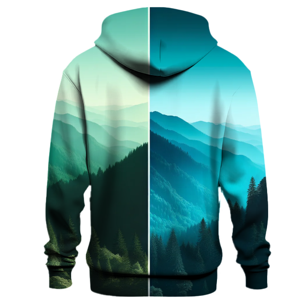 Cool Mountain Breeze Gradient Hoodie