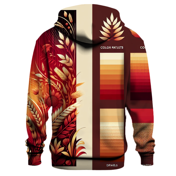 Crimson Harvest Gradient Hoodie