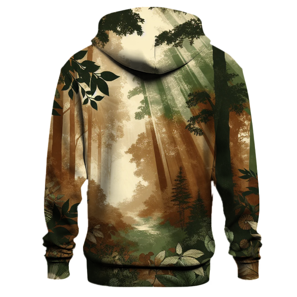 Earthy Woodland Harmony Hoodie