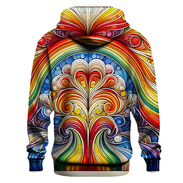 Rainbow Harmony Bliss Hoodie