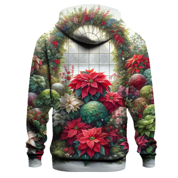 Christmas Poinsettia Garden Hoodie