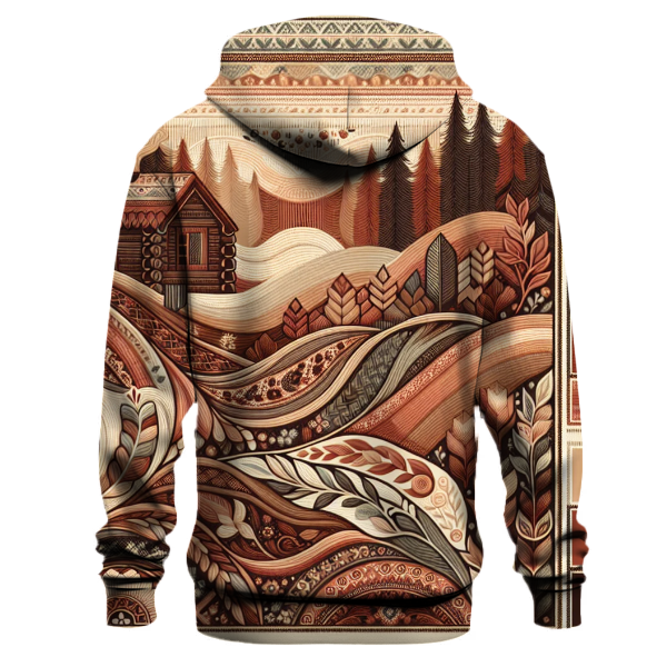 Cozy Cabin Tie-dye Hoodie