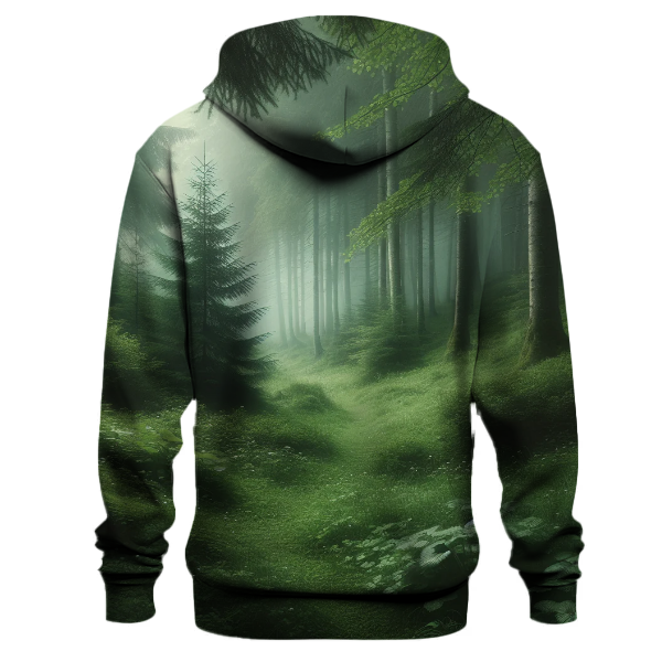 Enigmatic Forest Night Hoodie