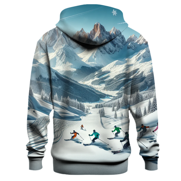 Skiing - Alpine Glider Hoodie