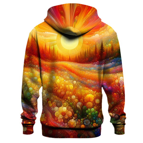 Sunset Meadow Tie-dye Hoodie