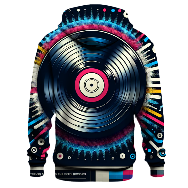 Classic Vinyl Record Vibe Hoodie