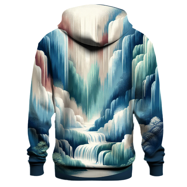 Cascading Waterfalls Tie-dye Design Hoodie