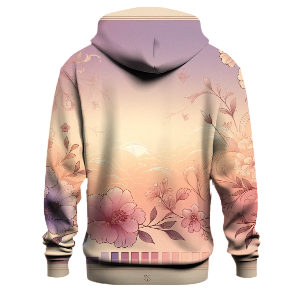 Sunset Blossom Fusion Hoodie