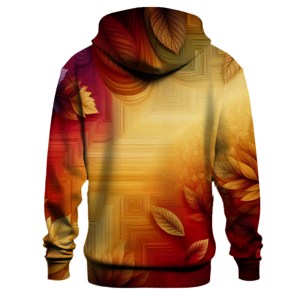 Autumn Leaves Gradient Design Hoodie