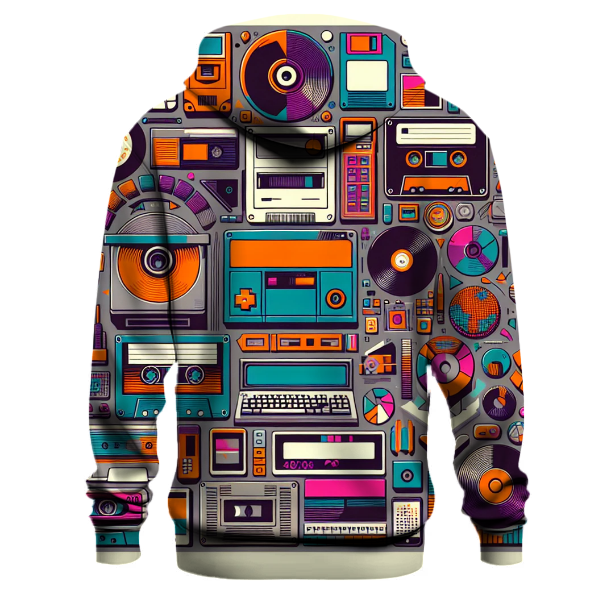 Retro Tech Delight Hoodie