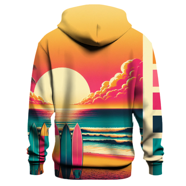 Classic Retro Surf Vibes Hoodie