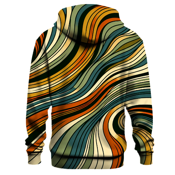 Retro Revival Swirls Hoodie