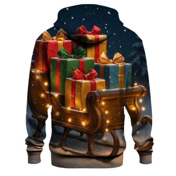 Christmas Lights on a Sleigh Hoodie