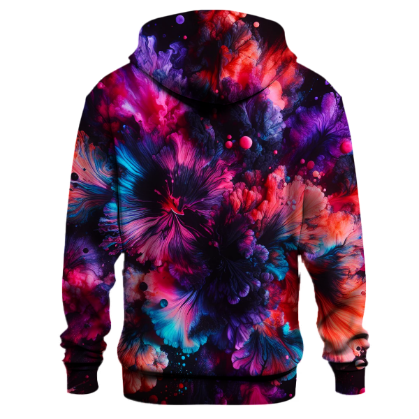 Electric Coral Burst Hoodie