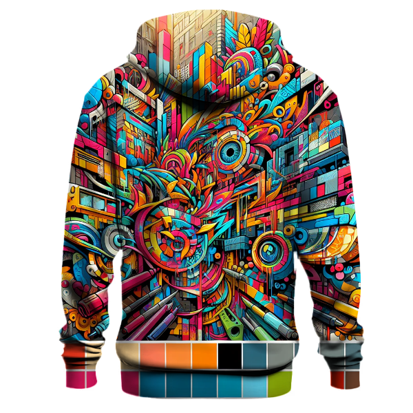 Colorful Graffiti Explosion Hoodie