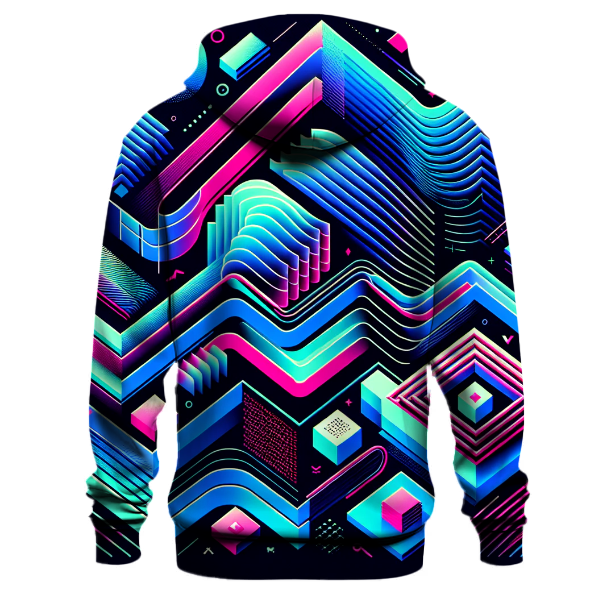 Futuristic Retro Wave Hoodie