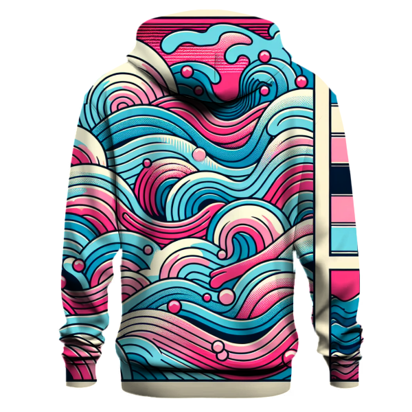 Retro Wave Splash Hoodie