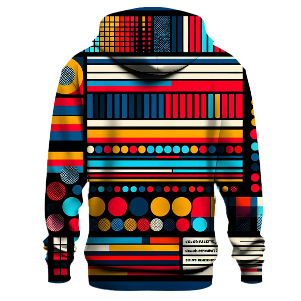 Bold Stripes and Polka Dots Hoodie