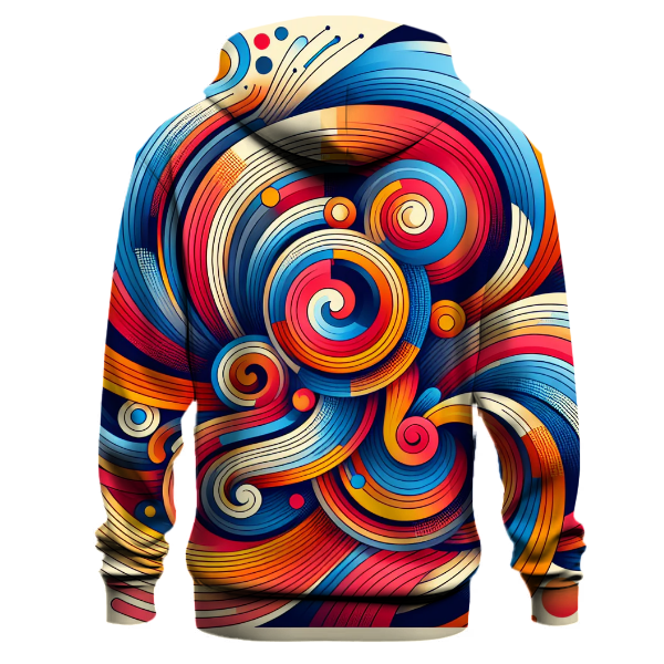 Abstract Spirals Hoodie