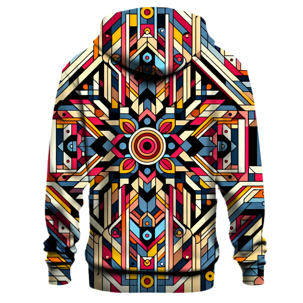 Funky Kaleidoscope Twist Hoodie