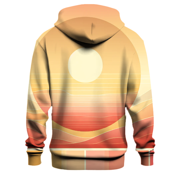 Peach Sunrise Tie-Dye Hoodie