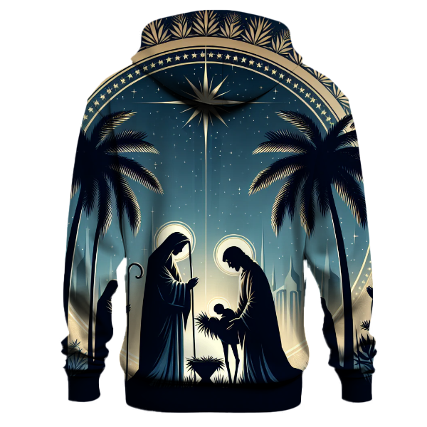 Nativity Scene Silhouette Hoodie