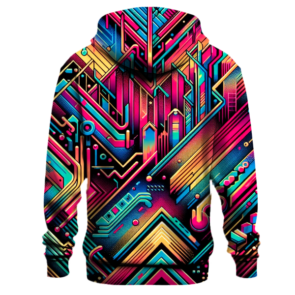 Synth Fusion Design Hoodie